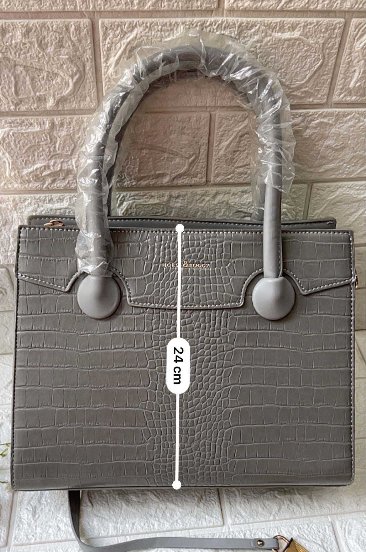 Grey handbag!
