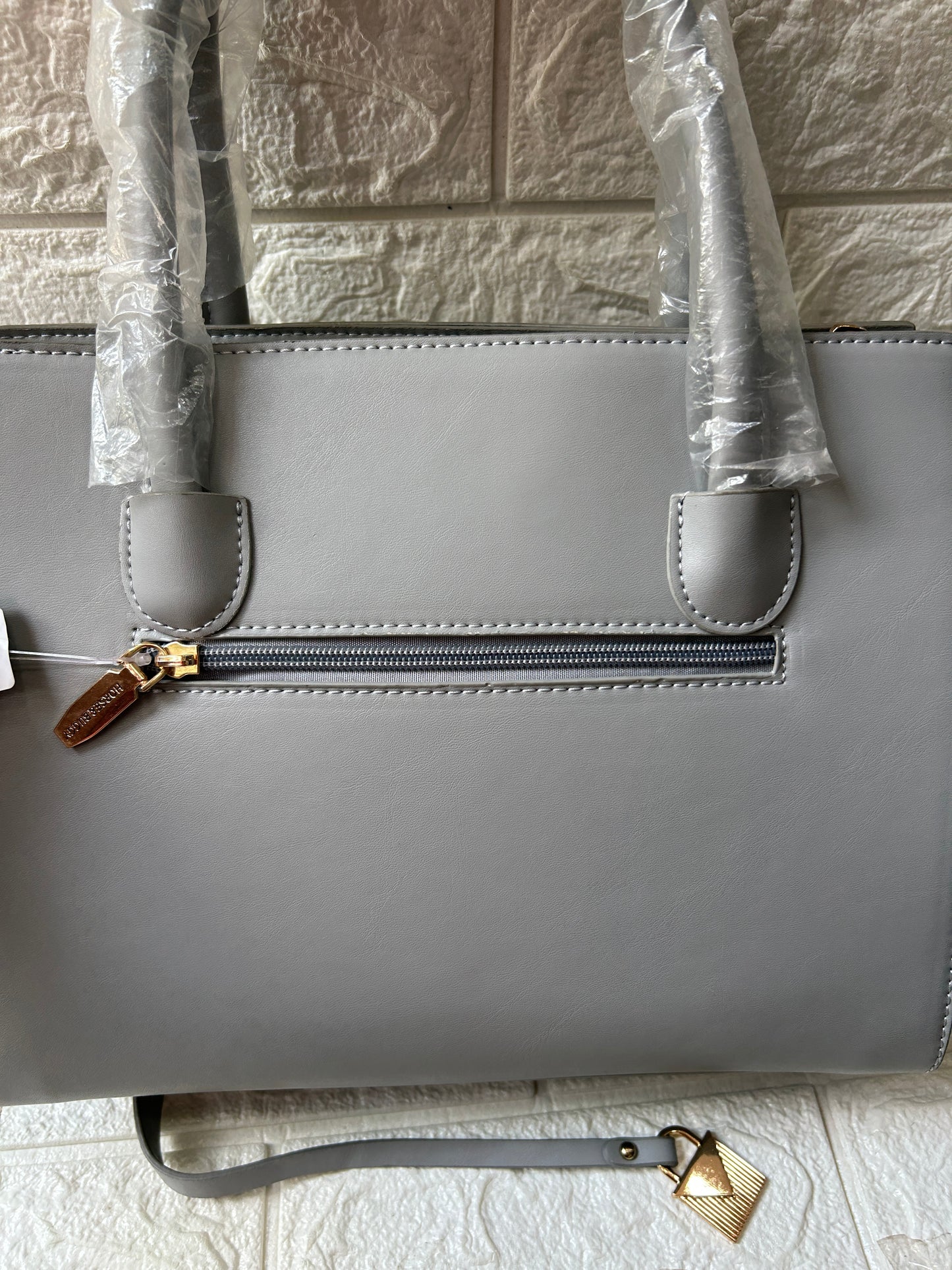Grey handbag!